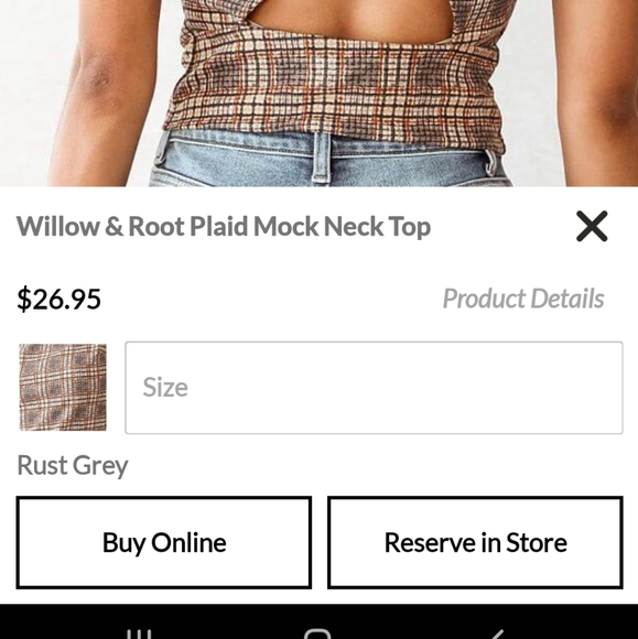 Willow & Root Plaid Shirt - Picture 3 of 3